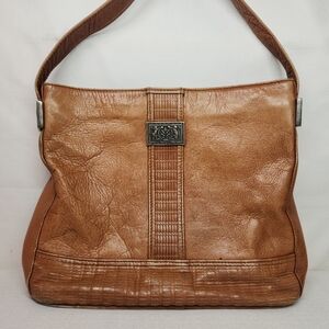 American Angel Womens Tan Brown Leather Crossbody Purse Bag